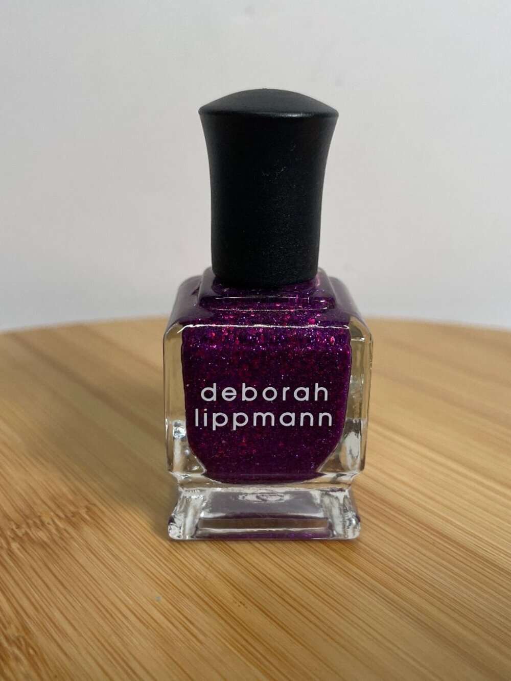 Deborah Lippmann Nail Polish Color Flash Dance 20116 Purple Pink Glitter 15 mL